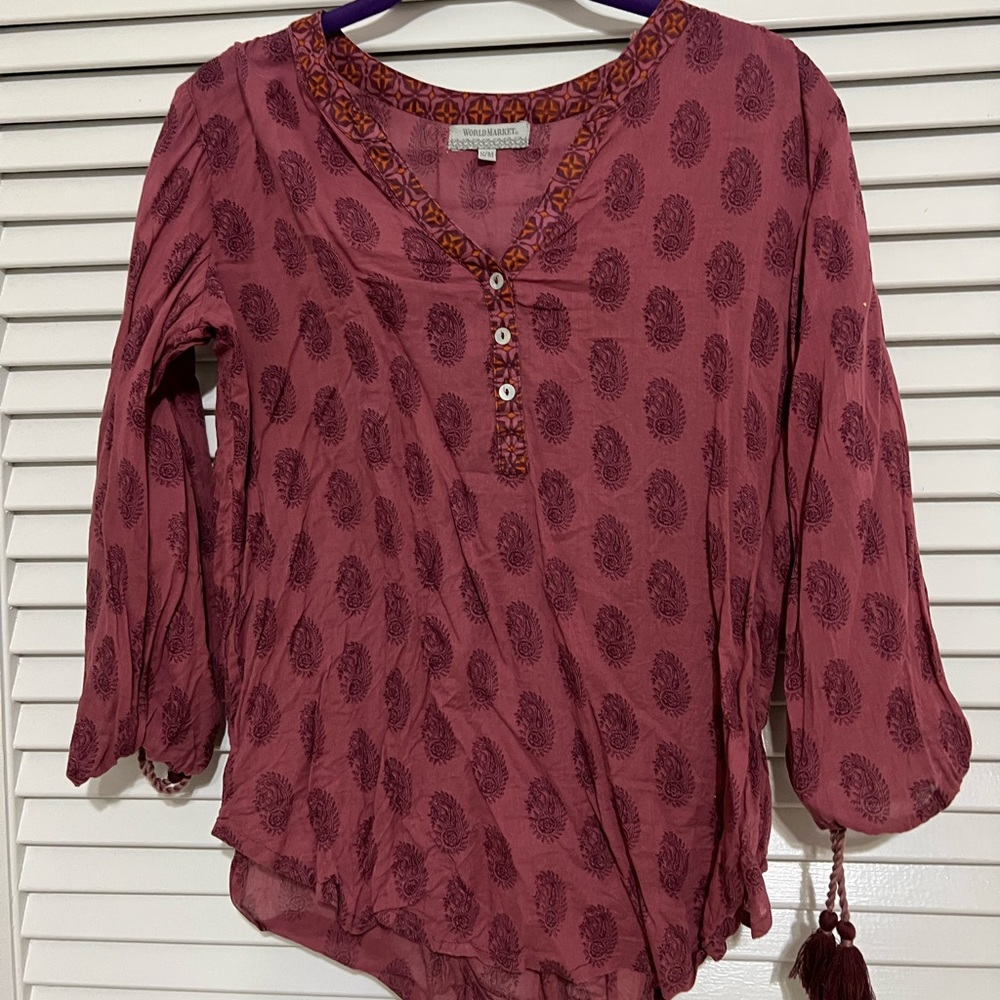 Blouse size S/M from world market